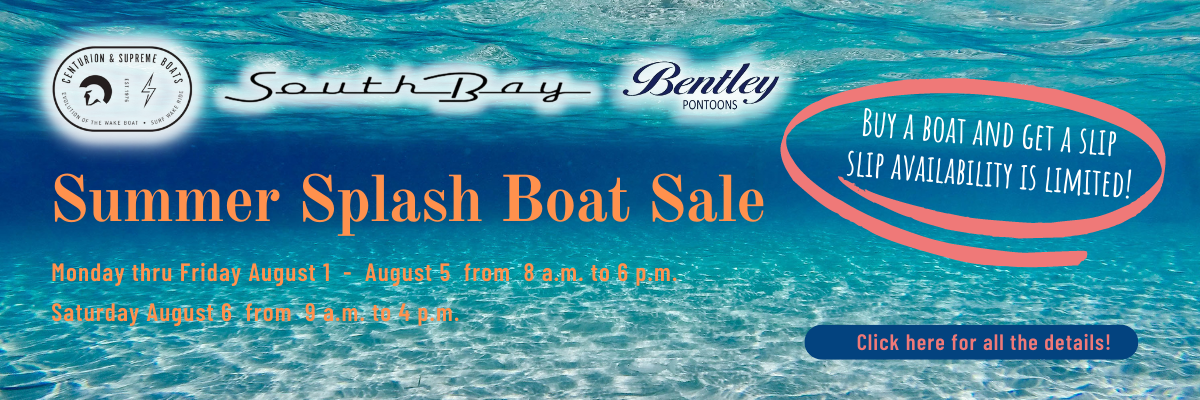 Summer Splash Boat Sale
